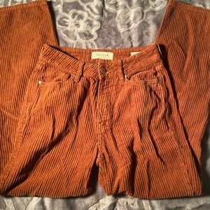 pacsun toffee corduroy mom jeans
